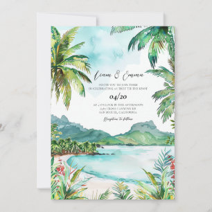 Hochzeit in Seychellen Einladung