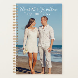 Hochzeit in Urlaubsort des personalisierten Fotos Planer