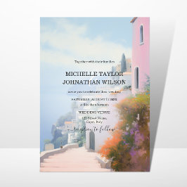 Hochzeit in Urlaubsort Italien Capri Cinque Terre Einladung