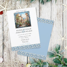 Hochzeit in Urlaubsort Italien Florenz Einladung