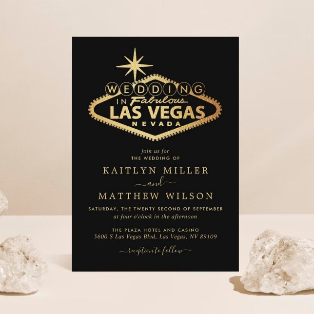 Hochzeit in Urlaubsort Las Vegas Einladung (Von Creator hochgeladen)