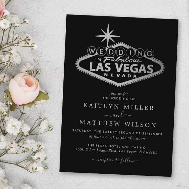Hochzeit in Urlaubsort Las Vegas Einladung (Von Creator hochgeladen)