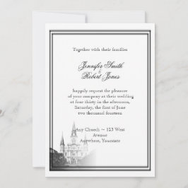 Hochzeit in Urlaubsort New Orleans Einladung