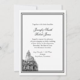 Hochzeit in Urlaubsort Philadelphia Einladung