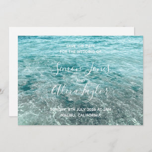 Hochzeit in Urlaubsort Save the Date
