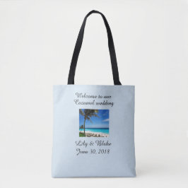 Hochzeit in Urlaubsort Totbeutel Tasche