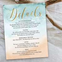 Hochzeit in Urlaubsort von Beach Gold