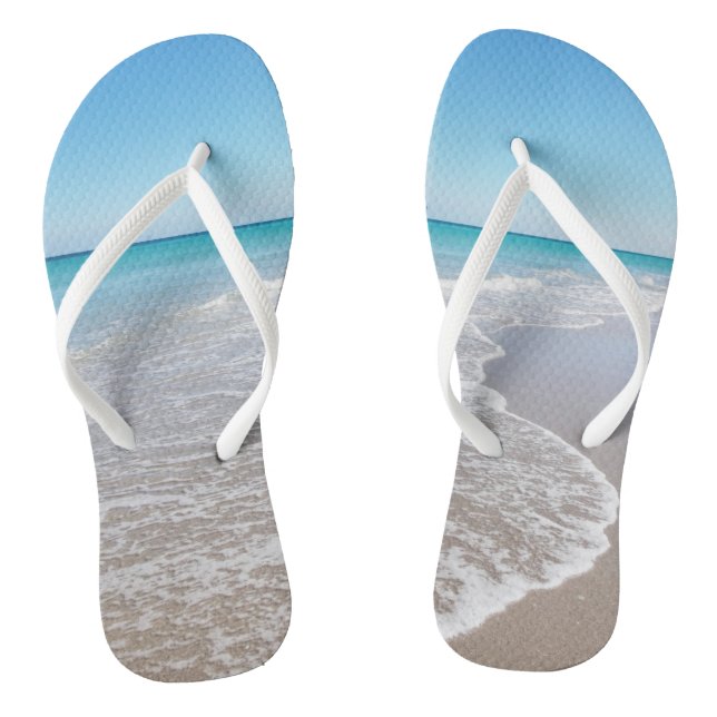Hochzeit in Urlaubsorts-Strand-Sandelholze Flip Flops (Fußbett)