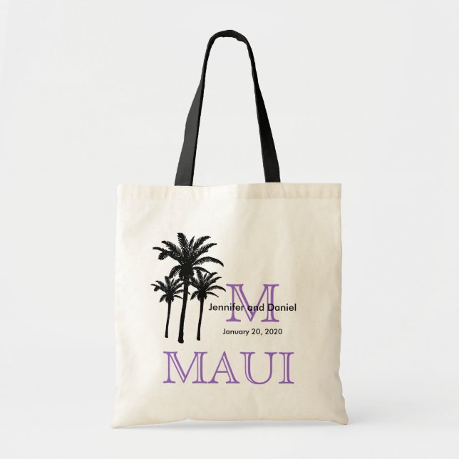 Hochzeit in Urlaubsorts-Tragetaschen Maui Tragetasche (Vorne)