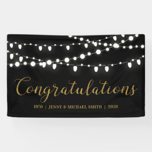 Hochzeit-Jubiläums-Party-Banner Gratulation Banner