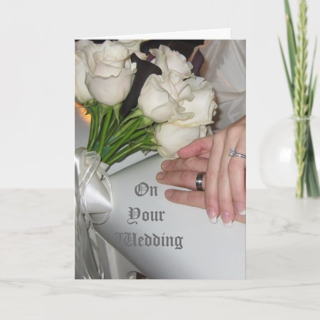 Hochzeit Karte (Vorderseite)