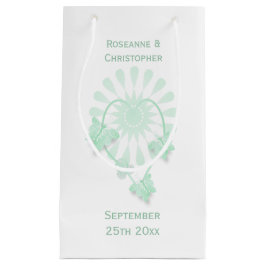 Hochzeit kleine Geschenktasche Peppermint Butterfl Kleine Geschenktüte
