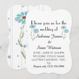 Hochzeit lädt Flora personalize Destiny's Einladung
