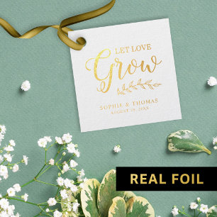 Hochzeit Lass Liebe Wachsen Folie Geschenkanhänger