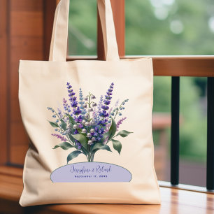 Hochzeit Lavendel Maiglöckchen Tragetasche