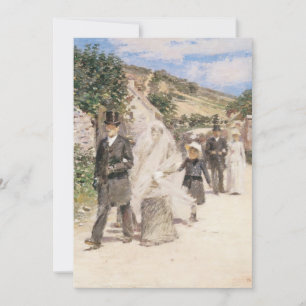 Hochzeit März von Robinson, Impressionismus Art Einladung