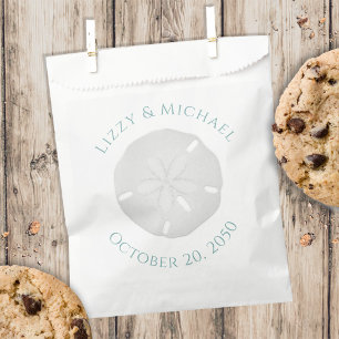 Hochzeit Minimalistischer Kabeljauliebhaber Strand Geschenktütchen