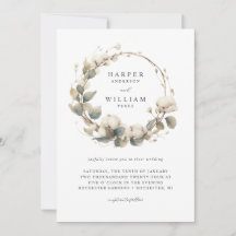 Hochzeit mit Bohemischer Baumwolle und Eukalyptus