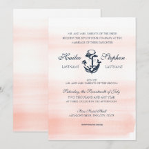 Hochzeit mit nautischem Flush und Marine