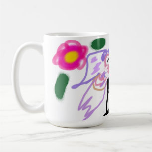 Hochzeit mit rosa Flamingos  Kaffeetasse