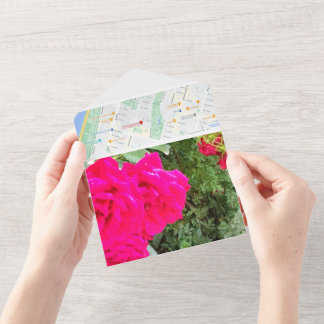 Hochzeit Mit Rosen Einladung Alles In Einem