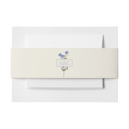Hochzeit mit süßem Erbsen und Blütenblumen Einladungsbanderole