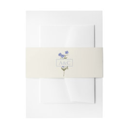 Hochzeit mit süßem Erbsen und Blütenblumen Einladungsbanderole