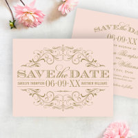 Hochzeit mit Vintagem Blush und antikem Gold Geblü