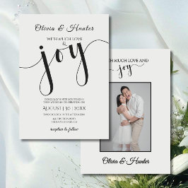 Hochzeit, Modern, Typografie, Schrift, Einladung
