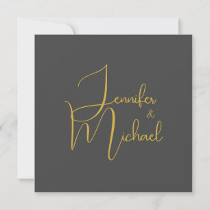 Hochzeit Moderner Minimalistischer Schlichter Kall