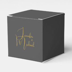 Hochzeit Moderner Minimalistischer Schlichter Kall Geschenkschachtel