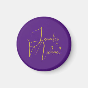 Hochzeit Moderner Minimalistischer Schlichter Kall Magnet