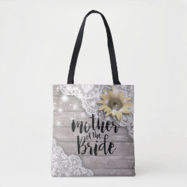 Hochzeit Mutter der Bride Lace Sonnenblumenwald Tasche