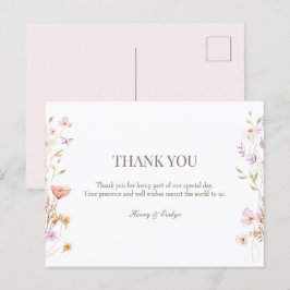 Hochzeit nach der Karte danke