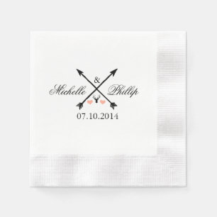 Hochzeit Napkins Deer and Arrows Paper Napkin Serviette