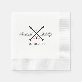 Hochzeit Napkins Deer and Arrows Paper Napkin Serviette