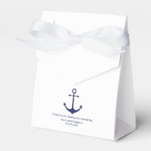 Hochzeit nautischer Anker blau weiß elegant