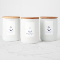 Hochzeit nautischer Anker blau weiß elegant