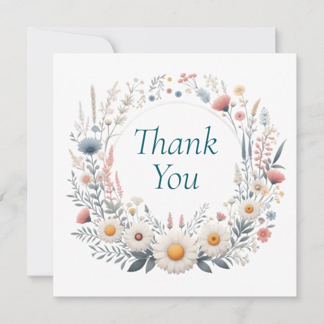 Hochzeit oder Dusche Vielen Dank Karten (Vorderseite)