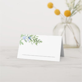 Hochzeit oder Platzkarte Blue Blume