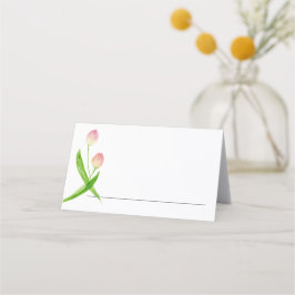 Hochzeit oder Platzkarte Tulips