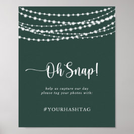 Hochzeit Oh schlucken rustikale Streichelleuchten  Poster