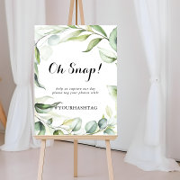 Hochzeit Oh Snap Wasserfarbe Eukalyptus Grüne