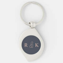 Hochzeit personalisiert mit Monogramm Schlüsselanhänger