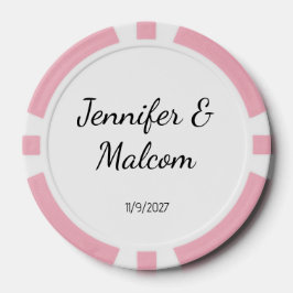 Hochzeit Poker Chip Geschenke
