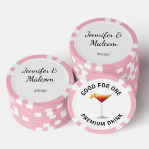 Hochzeit Poker Chip Geschenke