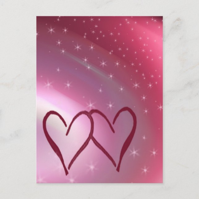 Hochzeit Postkarte (Vorderseite)