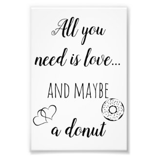 Hochzeit/Probe Dessert Tafelzeichen Fotodruck