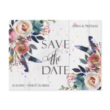Hochzeit rettet Termine | Boho Blue & Misty Rose