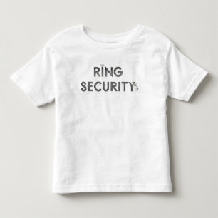 Hochzeit "RING SECURITY" Kleinkind T-shirt